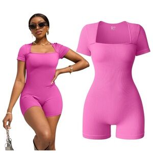 New‎ Short Sleeve Square Neck Rompers